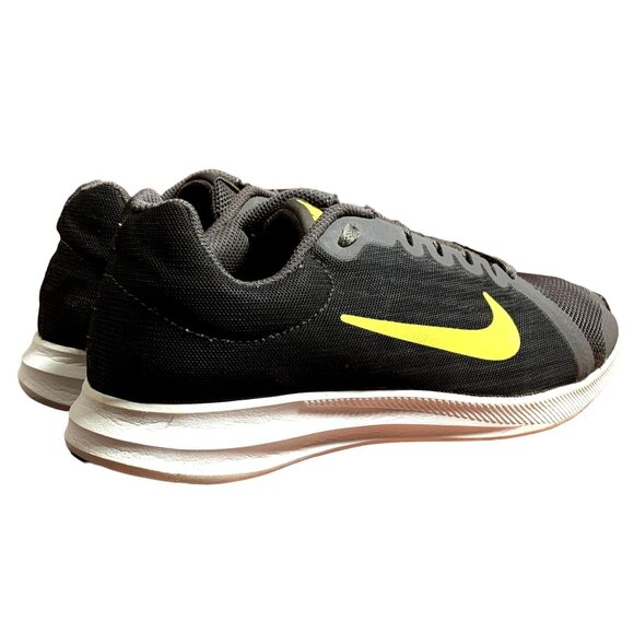 Nike Downshifter 8 Sneakers Youth 4.5 Gray Neon Swoosh Running Shoes 922853-008 - Picture 10 of 14